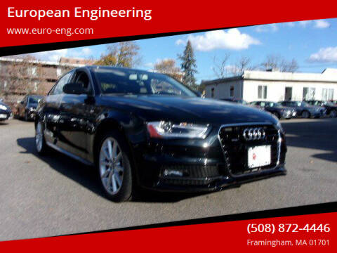 2016 Audi A4 for sale at European Engineering in Framingham MA