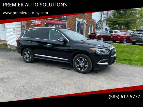 2017 Infiniti QX60 for sale at PREMIER AUTO SOLUTIONS in Spencerport NY