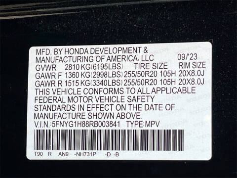 2024 Honda Pilot Elite