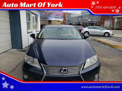 2013 Lexus ES 300h for sale at Auto Mart Of York in York PA