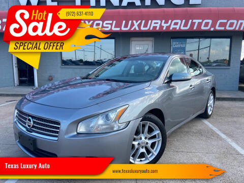 2009 Nissan Maxima for sale at Texas Luxury Auto in Cedar Hill TX