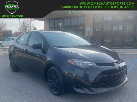 2018 Toyota Corolla for sale at Omega Autosports of Fishers in Fishers IN