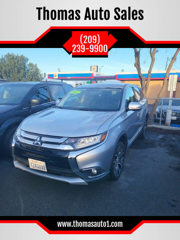 Silver 2017 Mitsubishi Outlander SE SE 4dr SUV 1