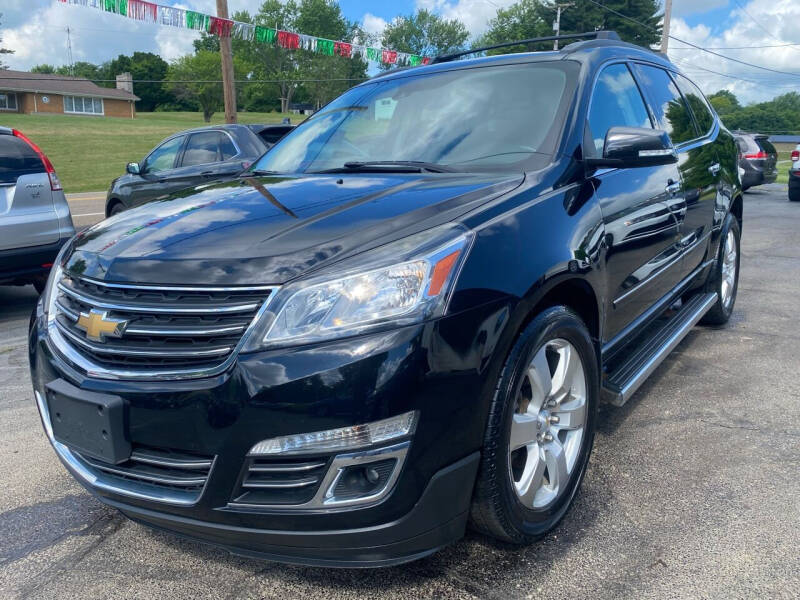 Used 2016 Chevrolet Traverse LTZ with VIN 1GNKVJKD3GJ147098 for sale in Dillonvale, OH