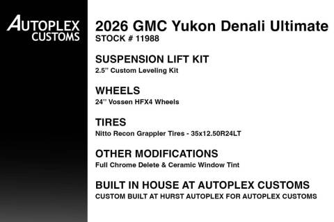 2026 GMC Yukon Denali Ultimate