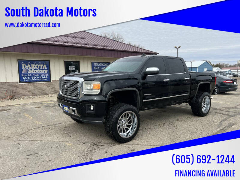 2015 GMC Sierra 1500 for sale at South Dakota Motors in Brookings SD