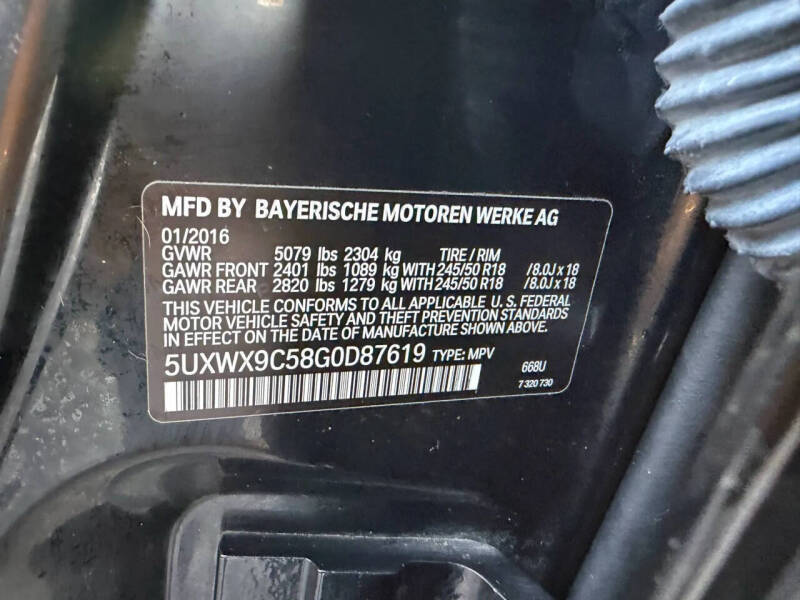 2016 BMW X3 xDrive28i