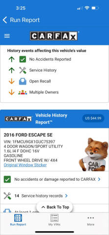 2016 Ford Escape SE