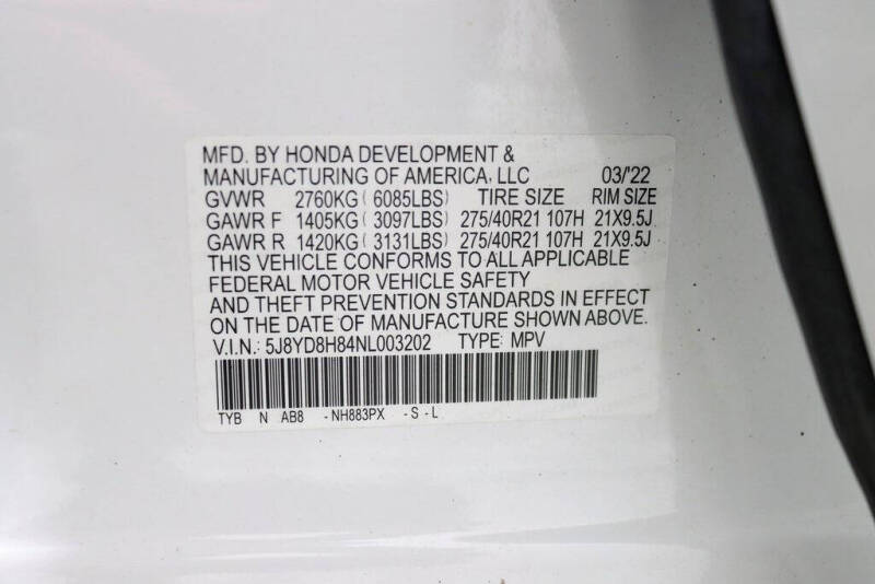 2022 Acura MDX SH-AWD Type S w/Advance Package