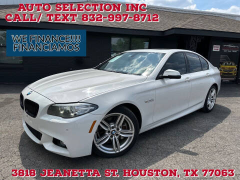 2014 BMW 5 Series for sale at Auto Selection Inc. in Houston TX