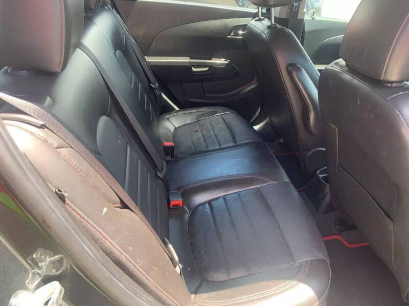 2013 Chevrolet Sonic RS Manual