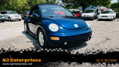 2003 Volkswagen New Beetle Convertible for sale at NJ Enterprises in Indianapolis IN