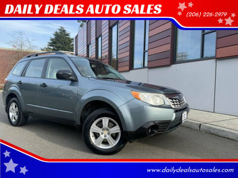 2011 Subaru Forester for sale at DAILY DEALS AUTO SALES in Seattle WA