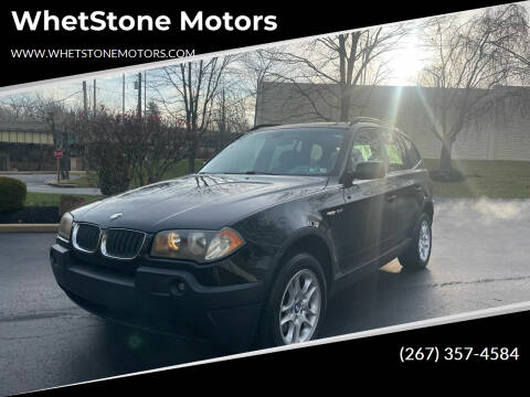 2004 BMW X3 for sale at WhetStone Motors in Bensalem PA