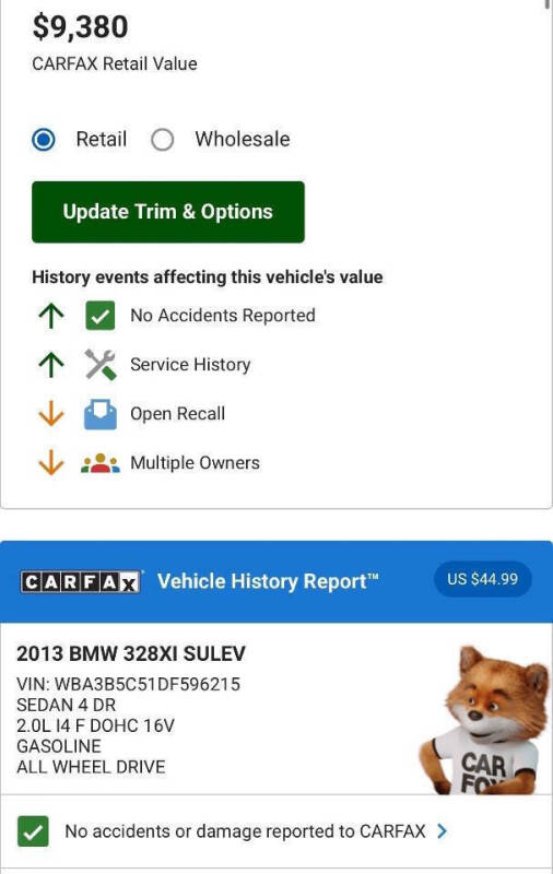 2013 BMW 3 Series 328i xDrive