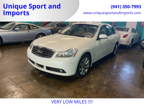 2007 Infiniti M35 for sale at Unique Sport and Imports in Sarasota FL