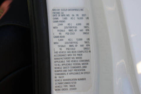 2021 RAM 4500