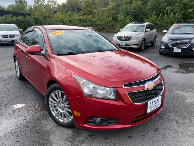 2012 Chevrolet Cruze for sale at Bob Karl's Sales & Service in Troy NY