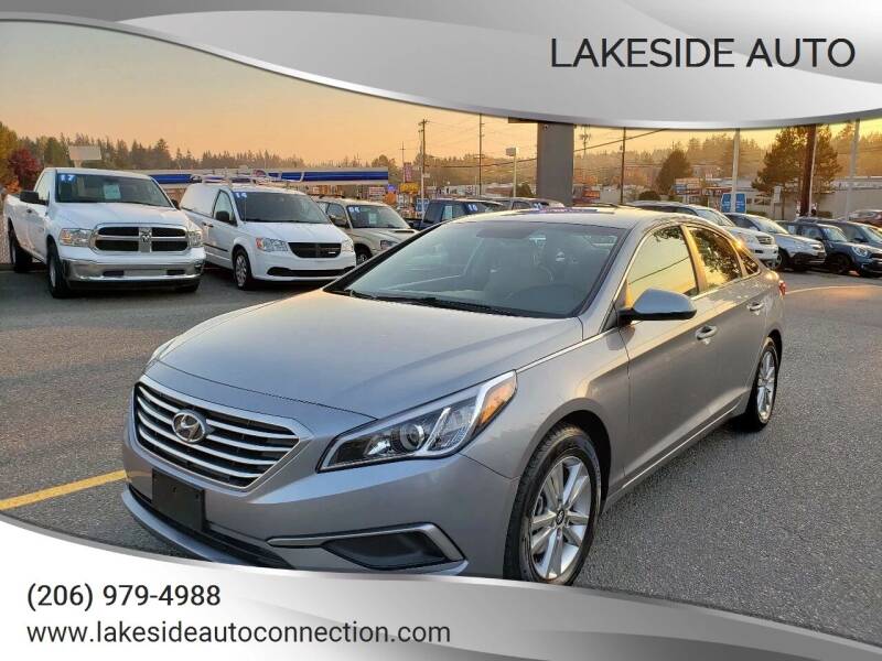 2016 Hyundai Sonata for sale at Lakeside Auto in Lynnwood WA