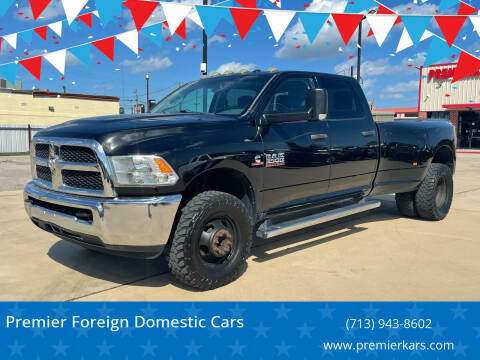 2016 RAM 3500 for sale at Premier Foreign Domestic Cars in Houston TX