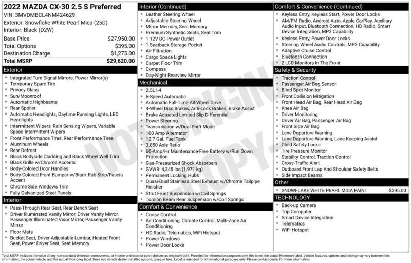 2022 Mazda CX-30 2.5 S Preferred
