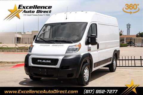 2019 RAM ProMaster for sale at Excellence Auto Direct in Euless TX