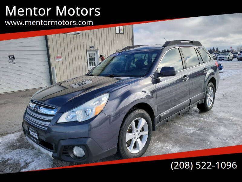 2013 Subaru Outback for sale at Mentor Motors in Idaho Falls ID