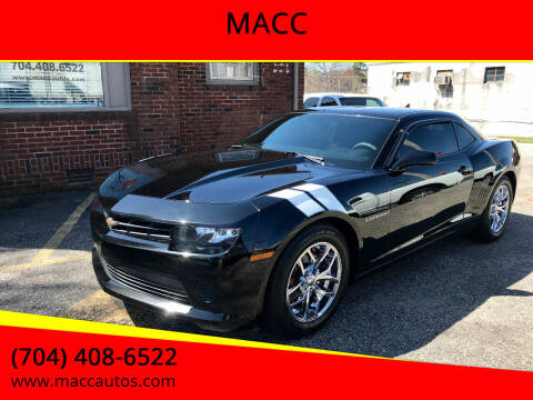 2014 Chevrolet Camaro for sale at MACC in Gastonia NC