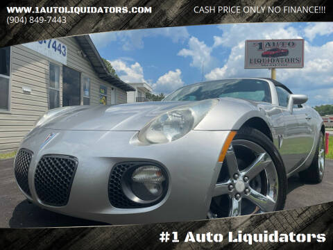 2007 Pontiac Solstice for sale at #1 Auto Liquidators in Callahan FL