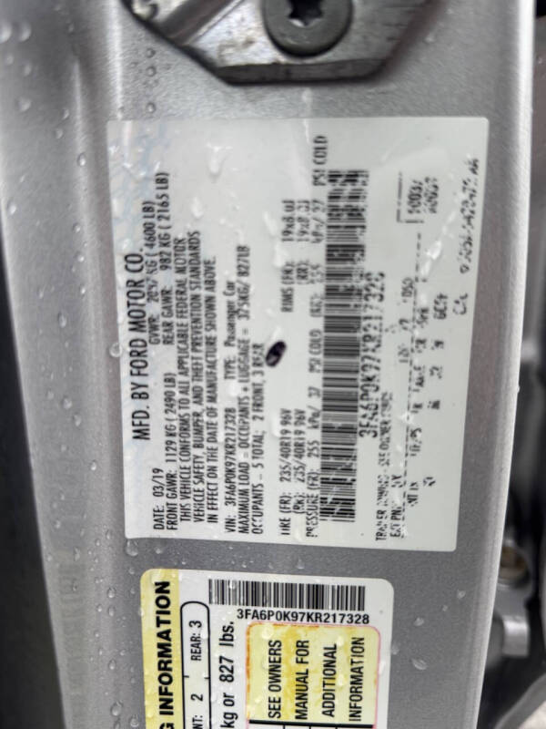 2019 Ford Fusion Titanium