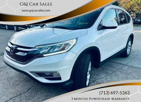 2015 Honda CR-V for sale at G&J Car Sales in Houston TX