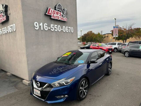 2017 Nissan Maxima for sale at LIONS AUTO SALES in Sacramento CA