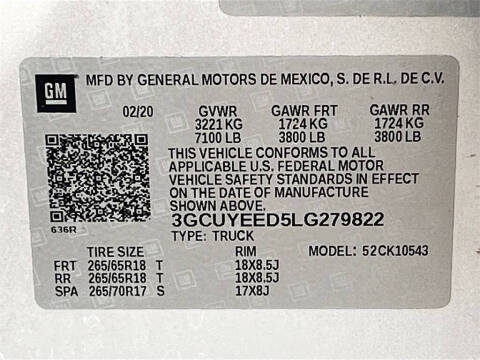 2020 Chevrolet Silverado 1500