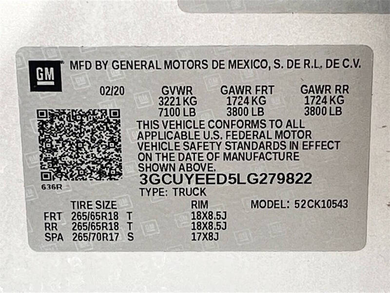 2020 Chevrolet Silverado 1500