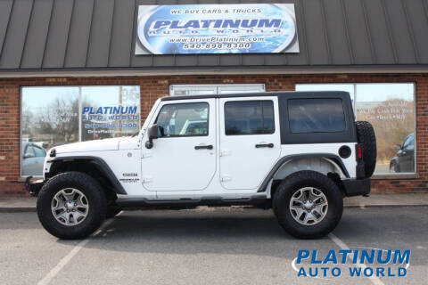 2012 Jeep Wrangler Unlimited for sale at Platinum Auto World in Fredericksburg VA