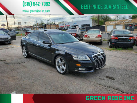 2010 Audi A6 for sale at Green Ride Inc in Nashville TN