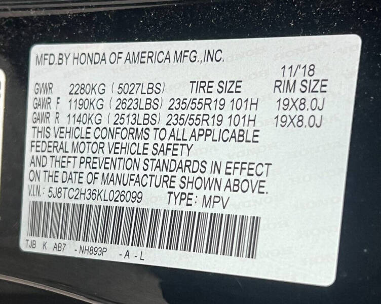 2019 Acura RDX SH-AWD