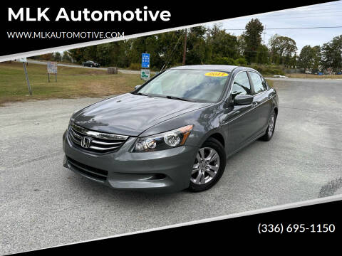 2012 Honda Accord for sale at MLK Automotive in Winston Salem NC