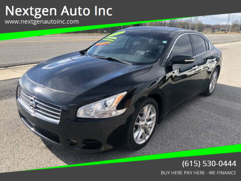 2011 Nissan Maxima for sale at Nextgen Auto Inc in Smithville TN