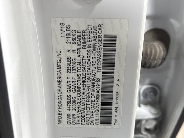 2019 Honda Accord Sport