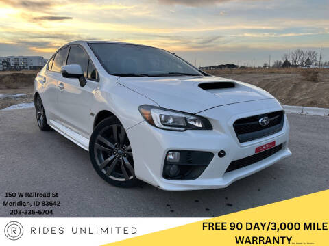 2017 Subaru WRX for sale at Rides Unlimited in Meridian ID