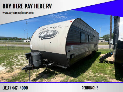 2018 Forest River Grey Wolf 26DJSE for sale at BUY HERE PAY HERE RV in Burleson TX