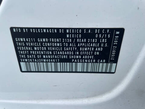 2015 Volkswagen Jetta S