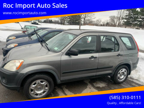 2006 Honda CR-V for sale at Roc Import Auto Sales in Rochester NY