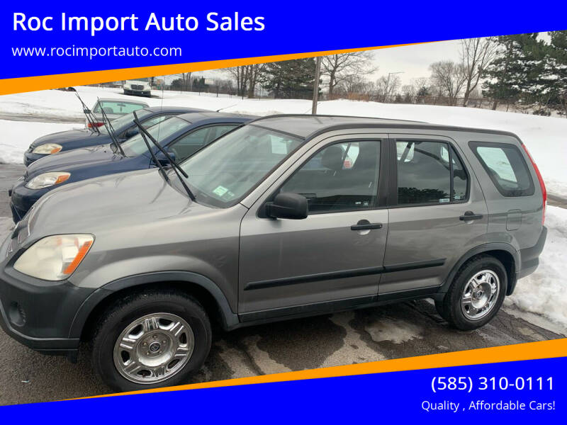 2006 Honda CR-V for sale at Roc Import Auto Sales in Rochester NY