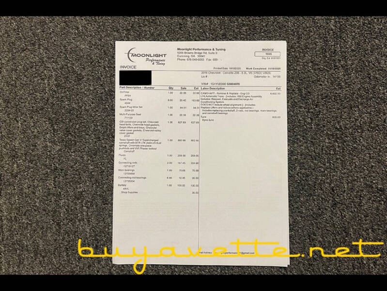 2016 Chevrolet Corvette Z06