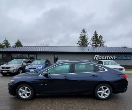 2018 Chevrolet Malibu for sale at ROSSTEN AUTO SALES in Grand Forks ND