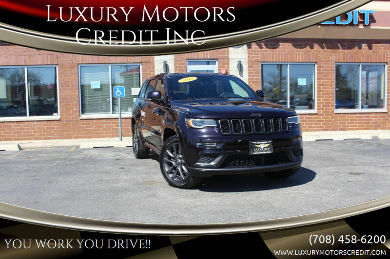 2018 Jeep Grand Cherokee for sale at Luxury Motors Credit, Inc. in Bridgeview IL