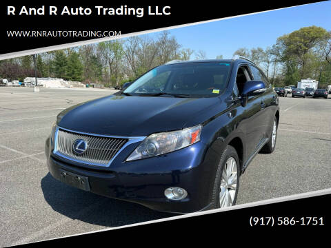 2010 Lexus RX 450h for sale at R and R Auto Trading LLC in Hackettstown NJ