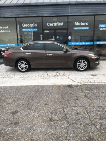 2013 Nissan Altima for sale at Georgia Certified Motors in Stockbridge GA